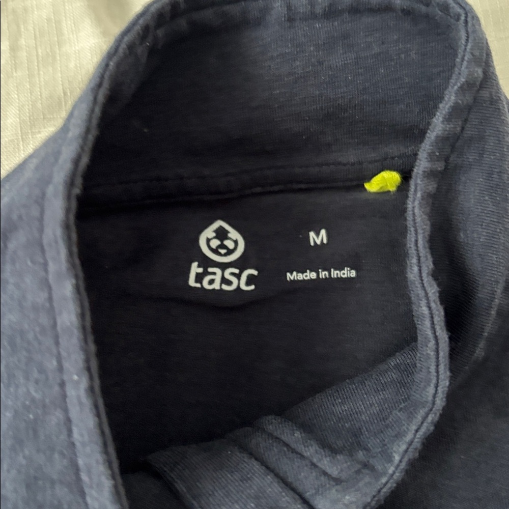 Tasc Performance Recess Quarter Zip Navy Pullover - Picture 3 of 4